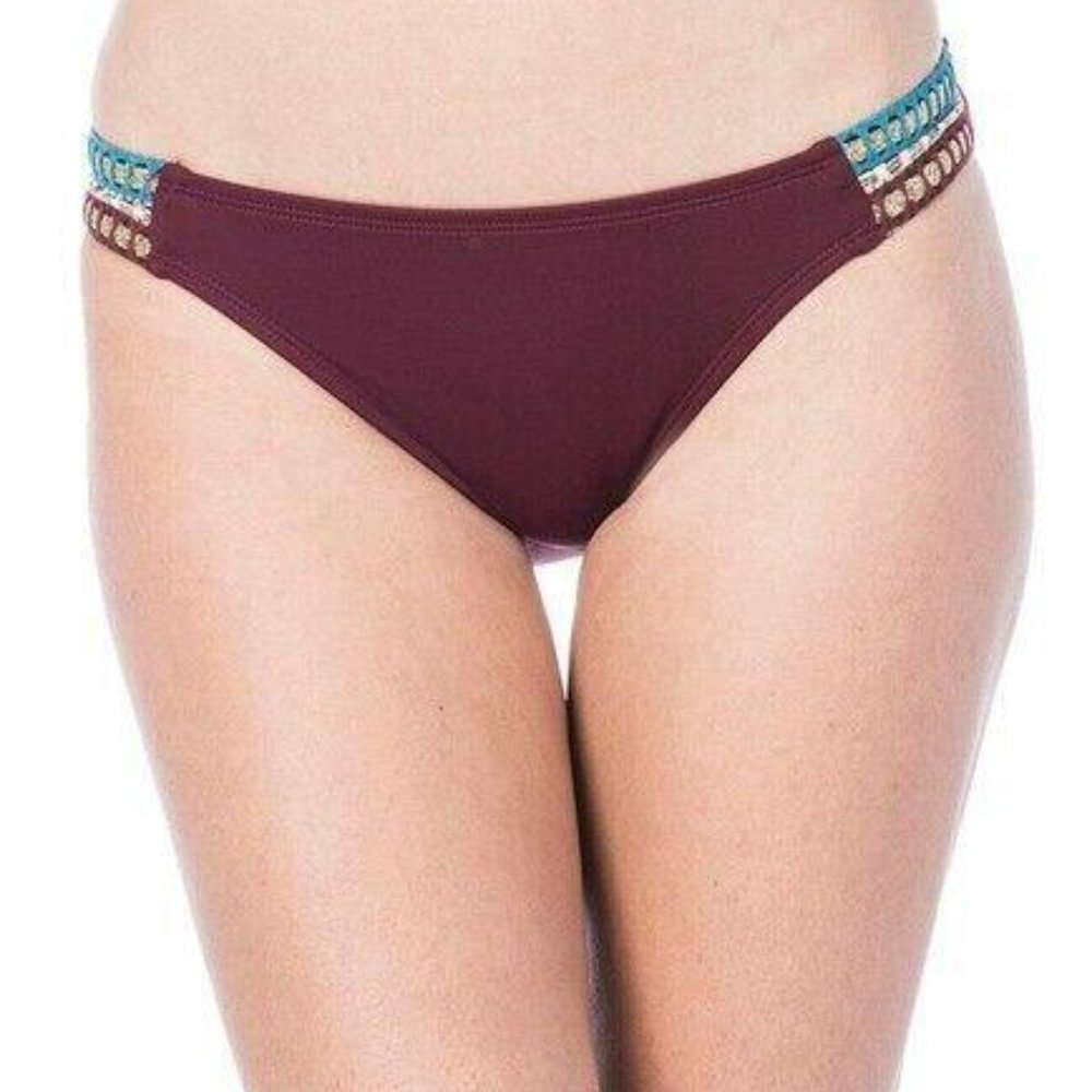 La Blanca Swimwear Running Stitch Hipster Bikini B